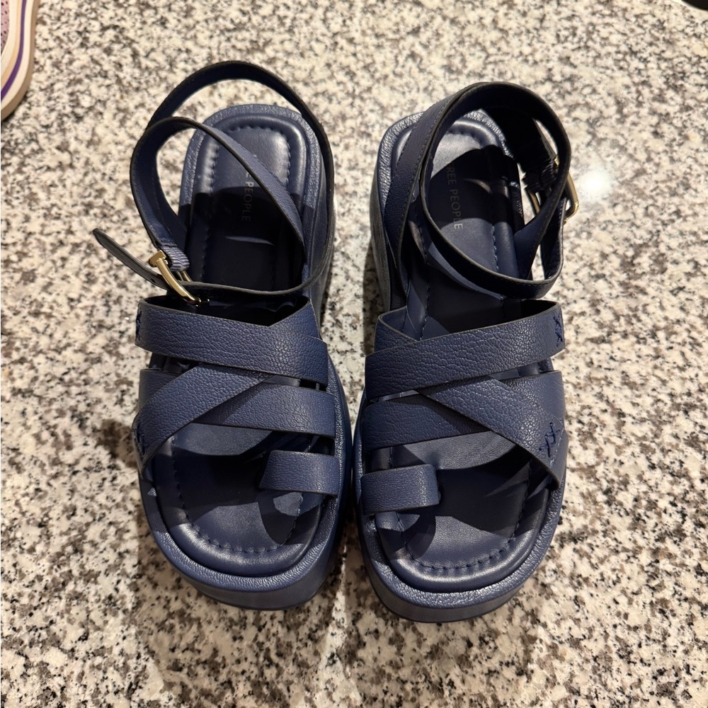 Free People Hazel Flatform Shoes